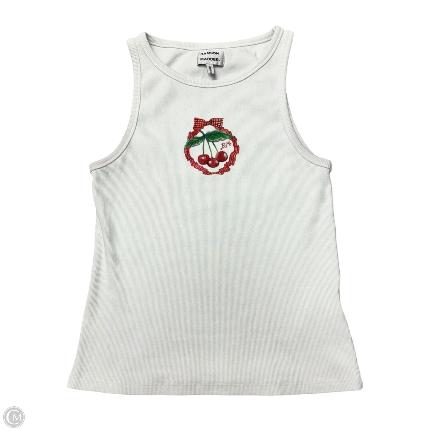 Tank Top By Damson Madder In White, Size: L