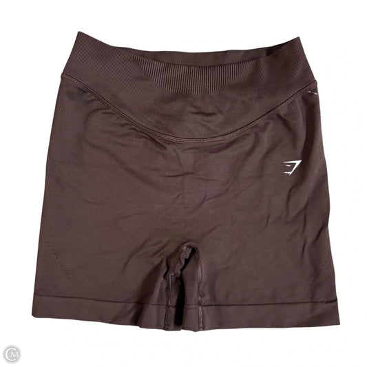 Athletic Shorts By Gym Shark In Brown, Size: M