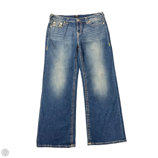 Jeans Boyfriend By True Religion In Blue Denim, Size: 14