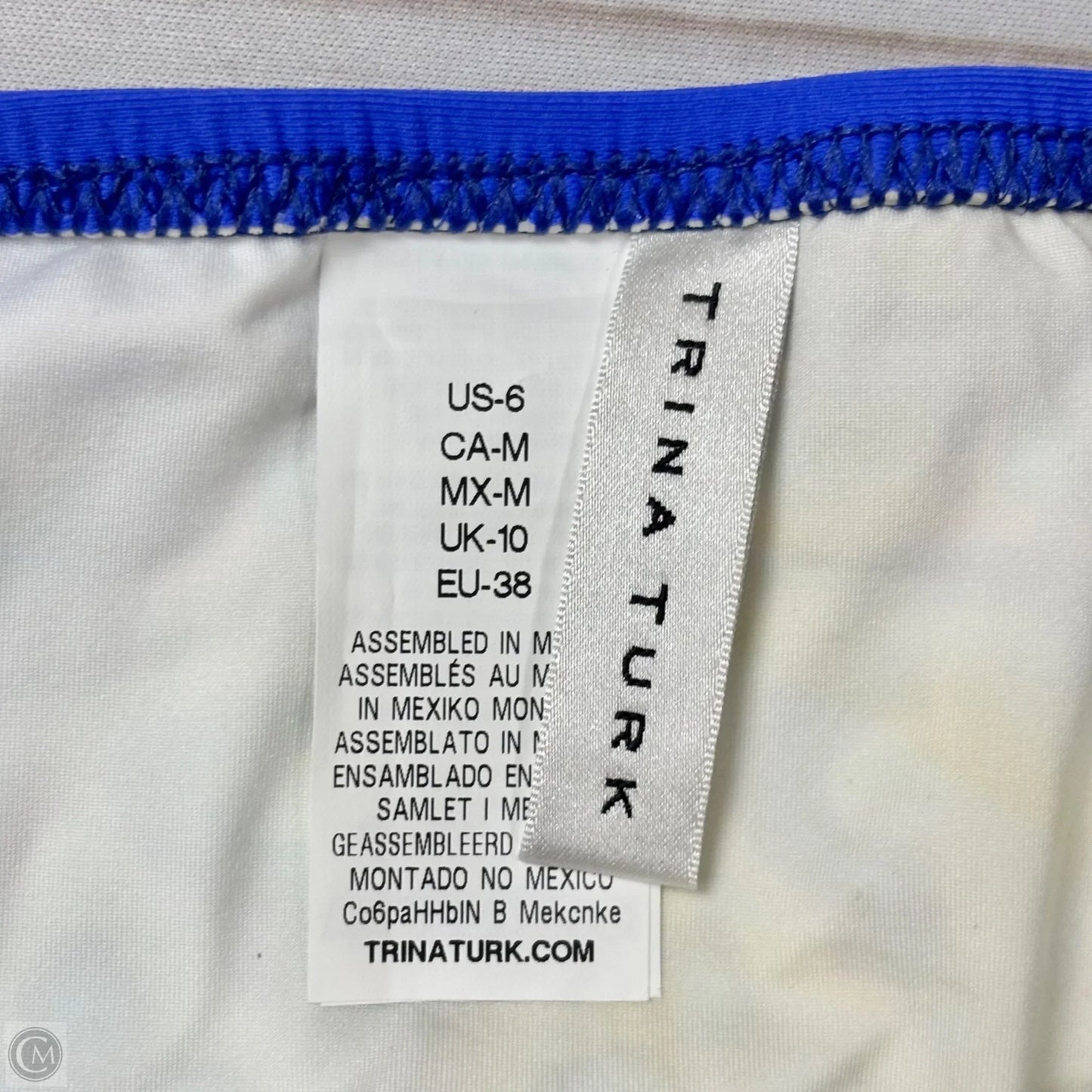 Swimsuit Bottom By Trina Turk In Blue & Green, Size: S