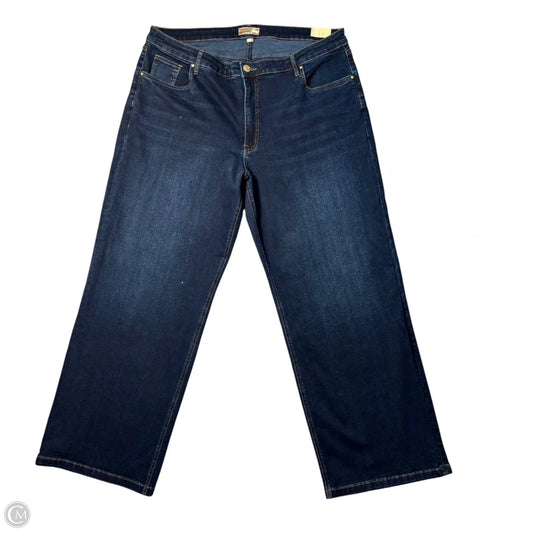 Jeans Wide Leg By Kut In Blue Denim, Size: 20