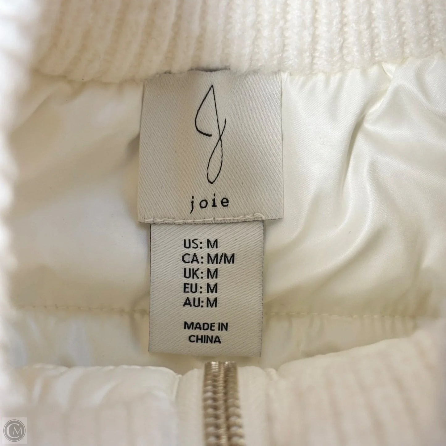 Vest Puffer & Quilted By Joie In Cream, Size: M
