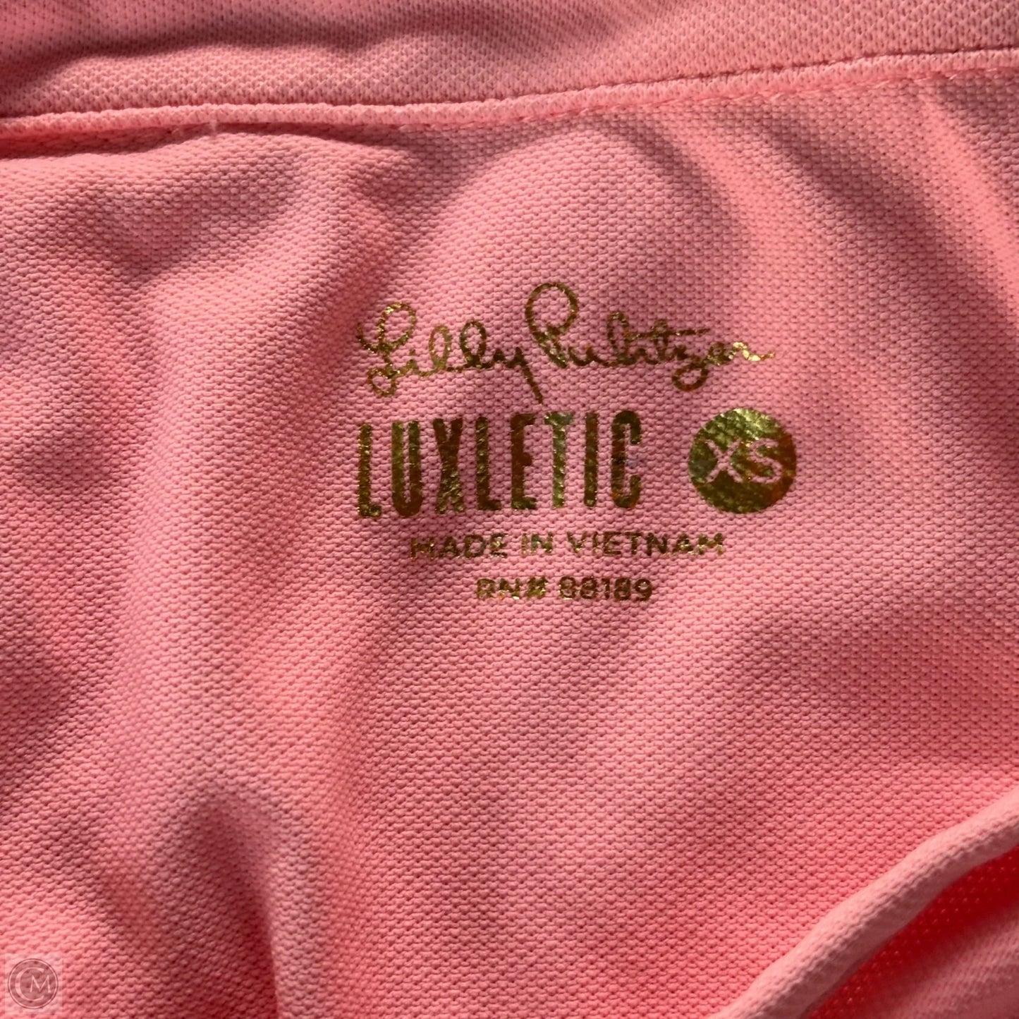 Top Sleeveless Designer By Lilly Pulitzer In Pink, Size: Xs
