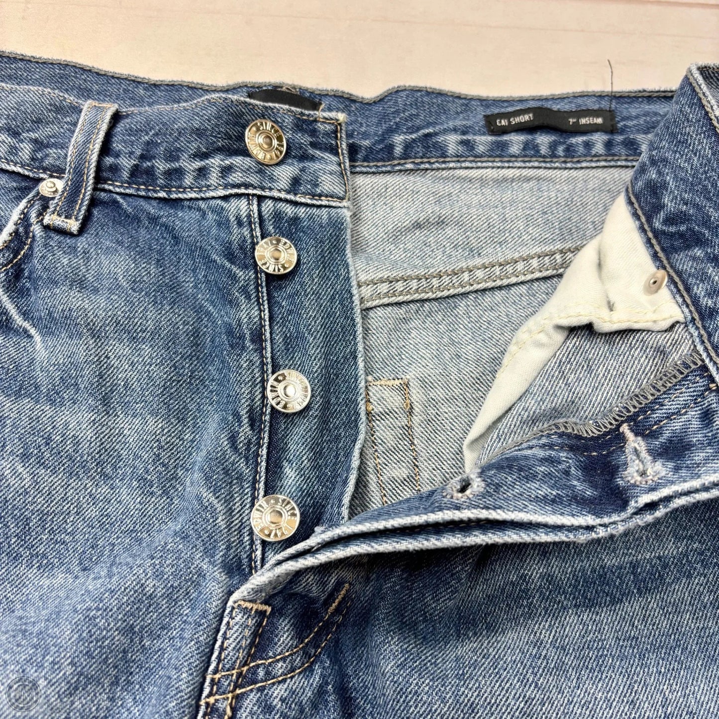 Shorts By Edwin In Blue Denim, Size: 10