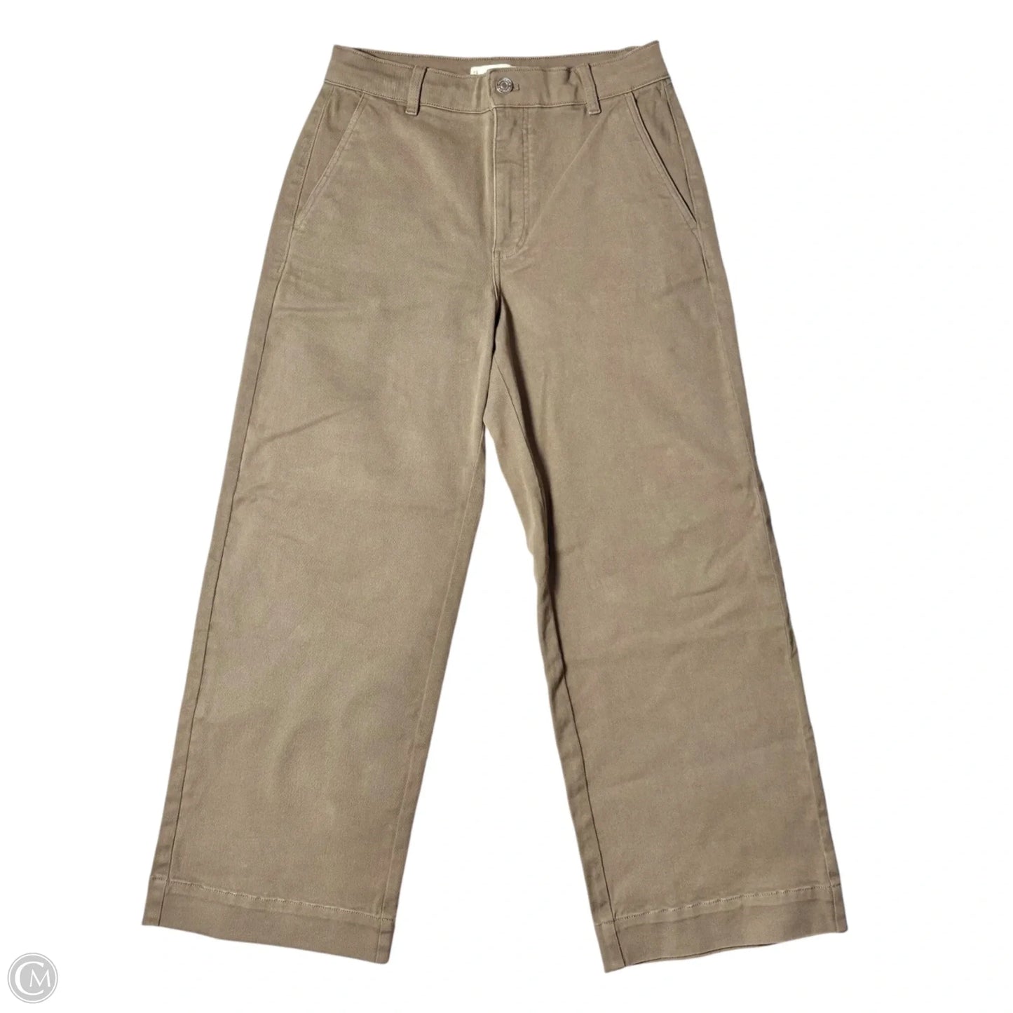 Pants Wide Leg By Everlane In Brown Denim, Size: 8