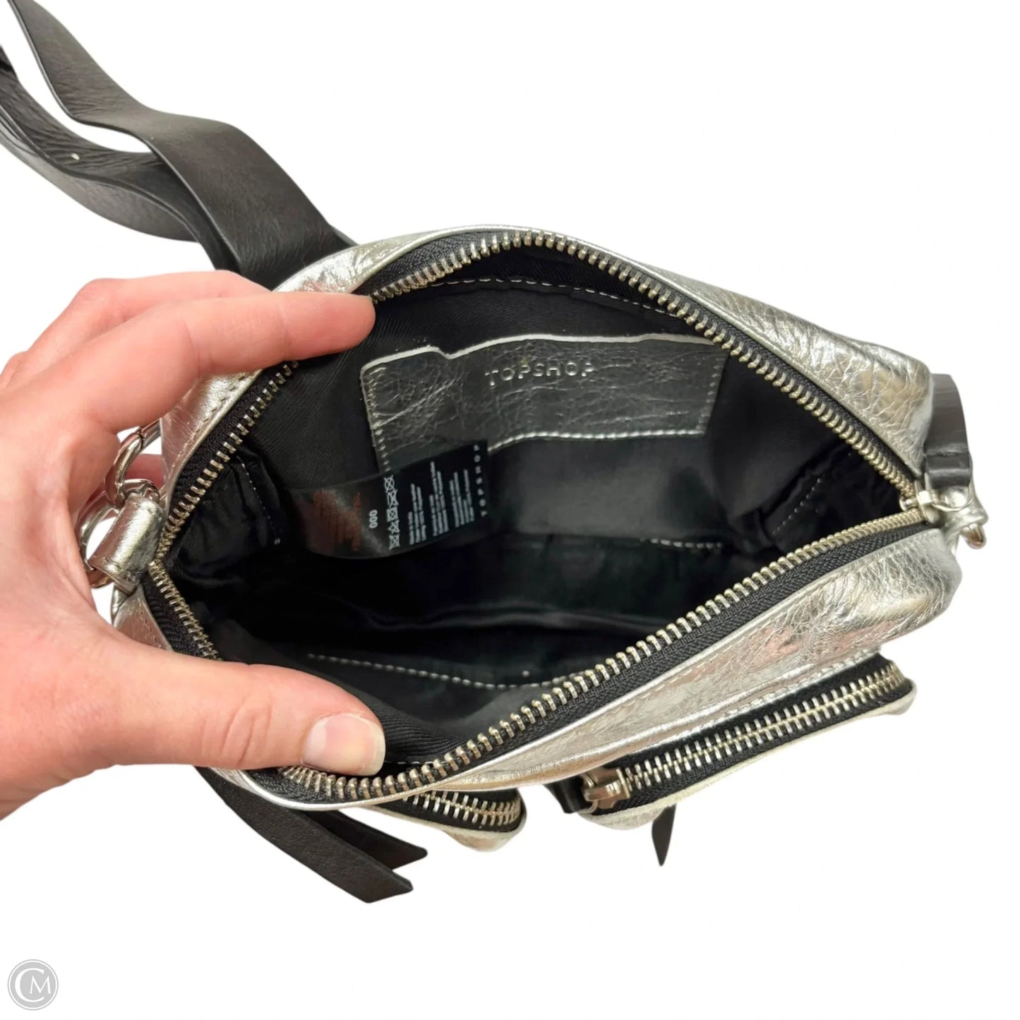 Crossbody Leather By Topshop, Size: Small