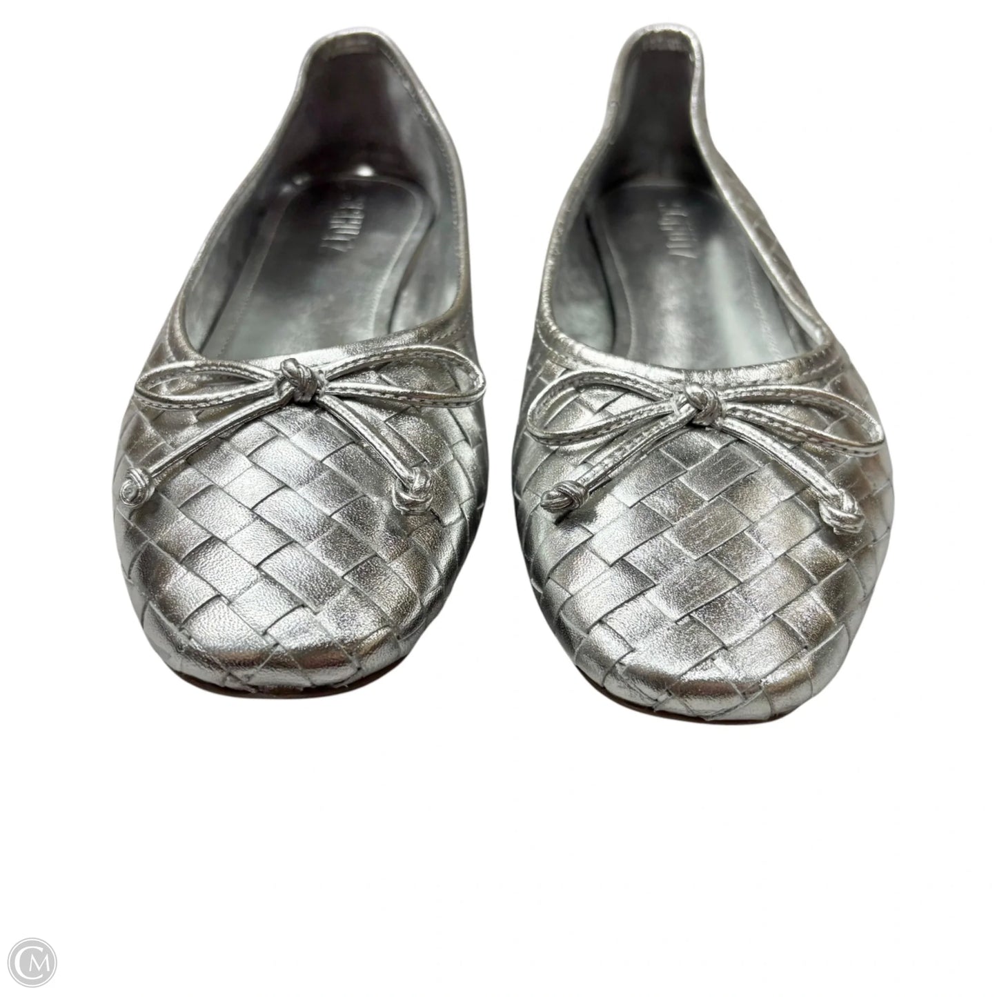 Shoes Flats By Schutz In Silver, Size: 7