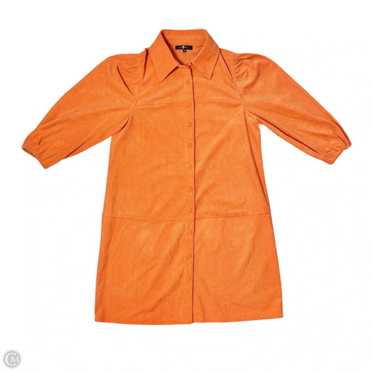 Dress Casual Short By 7 For All Mankind In Orange, Size: S