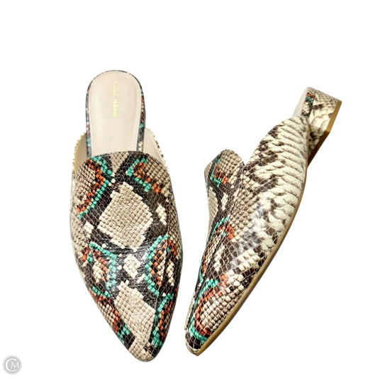 Shoes Flats By Cole-haan In Snakeskin Print, Size: 10.5