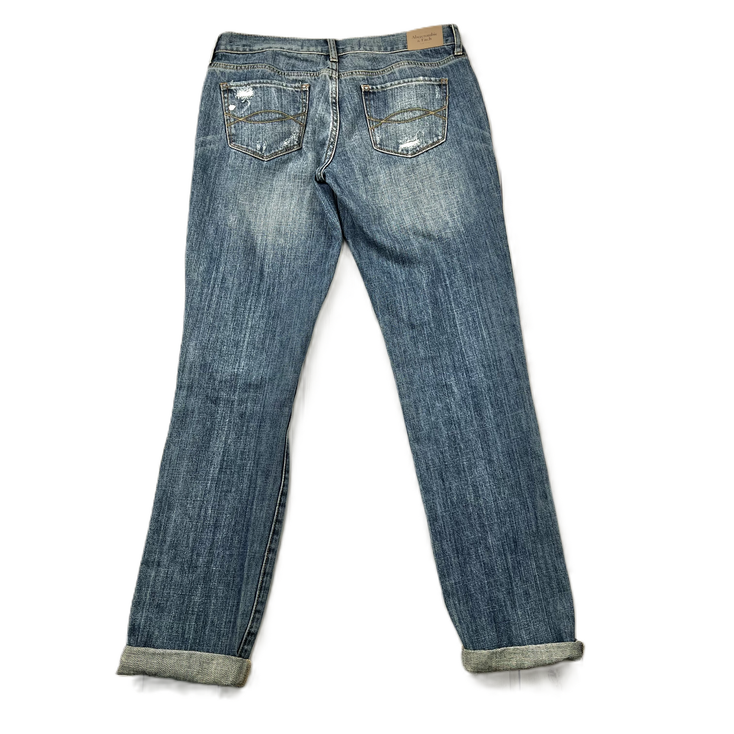 Blue Denim Jeans Boot Cut By Abercrombie And Fitch, Size: 4