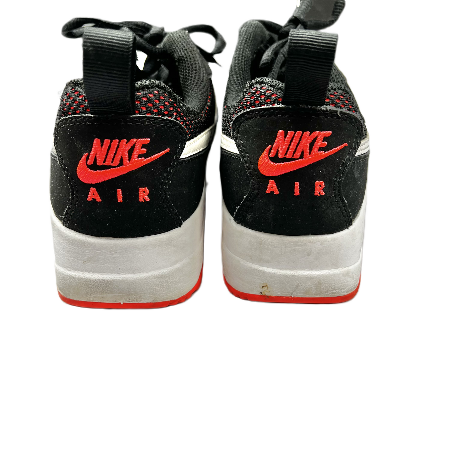 Black & Orange Shoes Athletic By Nike, Size: 6