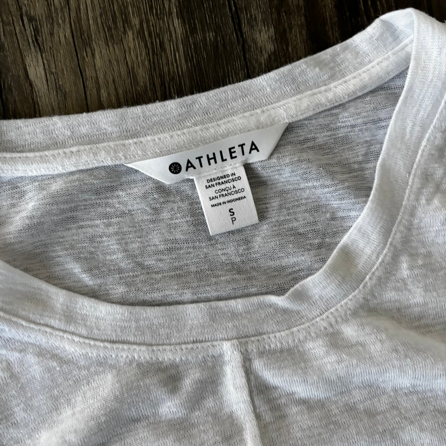 Athletic Tank Top By Athleta In White, Size: S