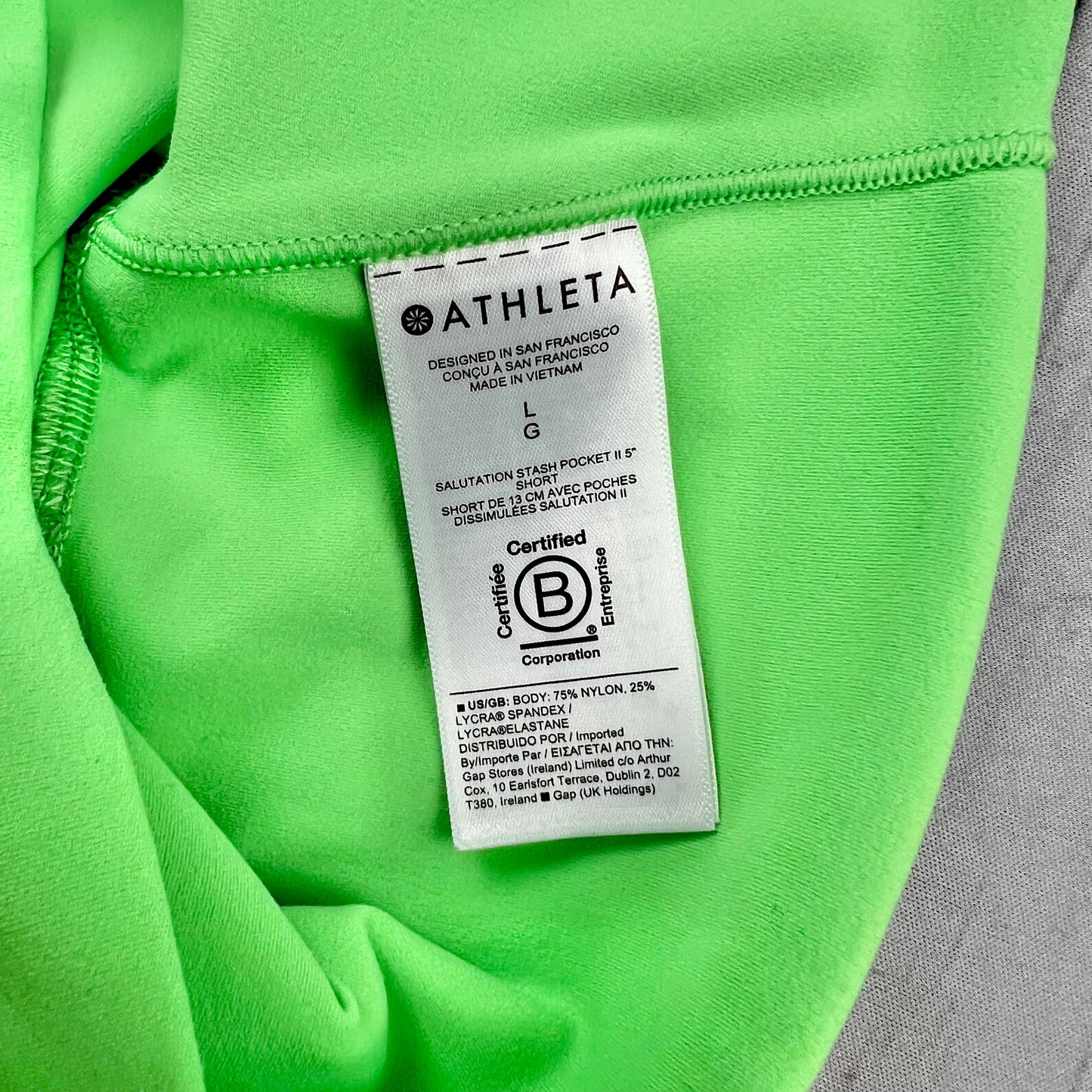 Green Athletic Shorts By Athleta, Size: L
