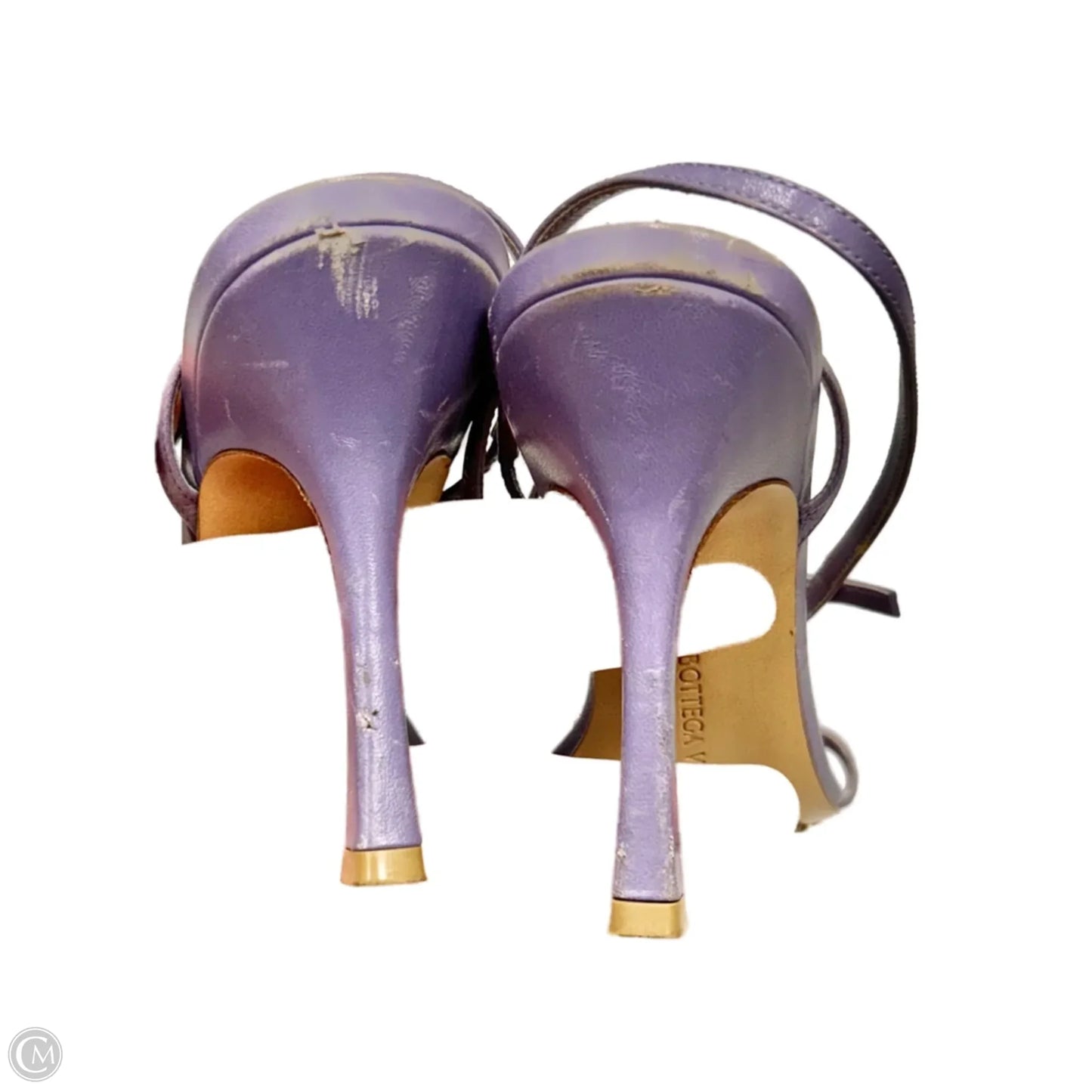 Sandals Designer By Bottega Veneta In Purple, Size: 7.5