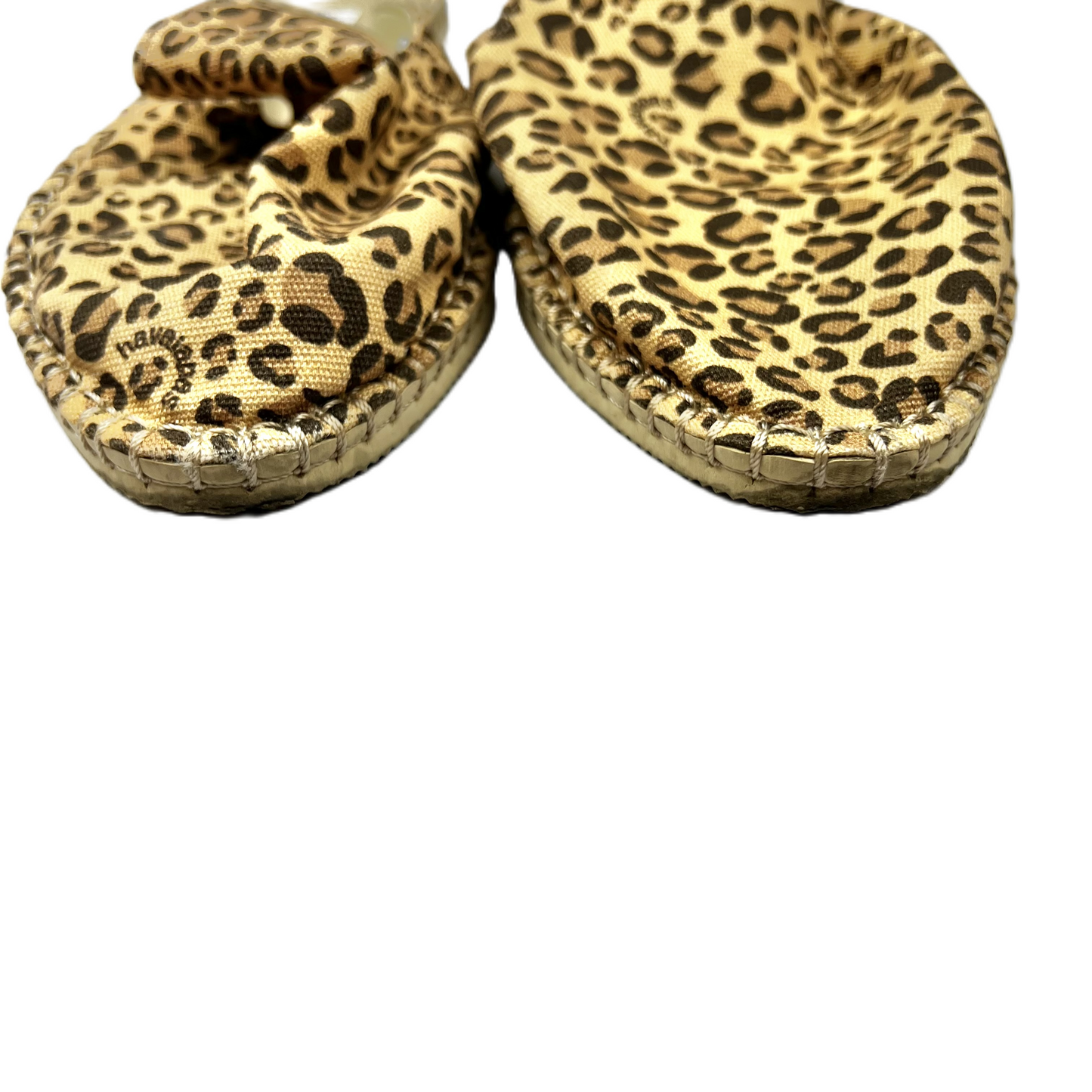 Animal Print Shoes Flats By Havaianas, Size: 9