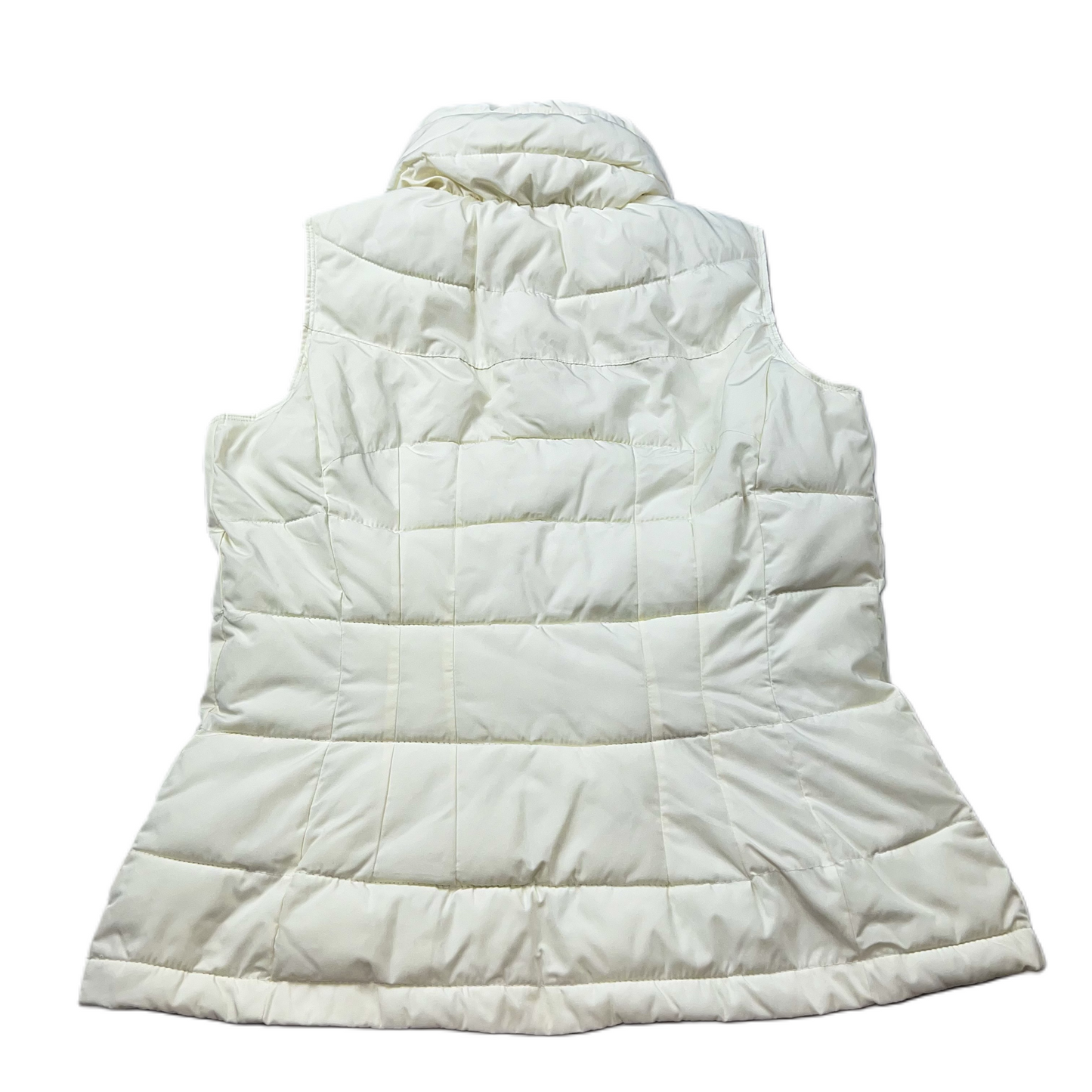 Vest Puffer & Quilted By Calvin Klein In Cream, Size: S