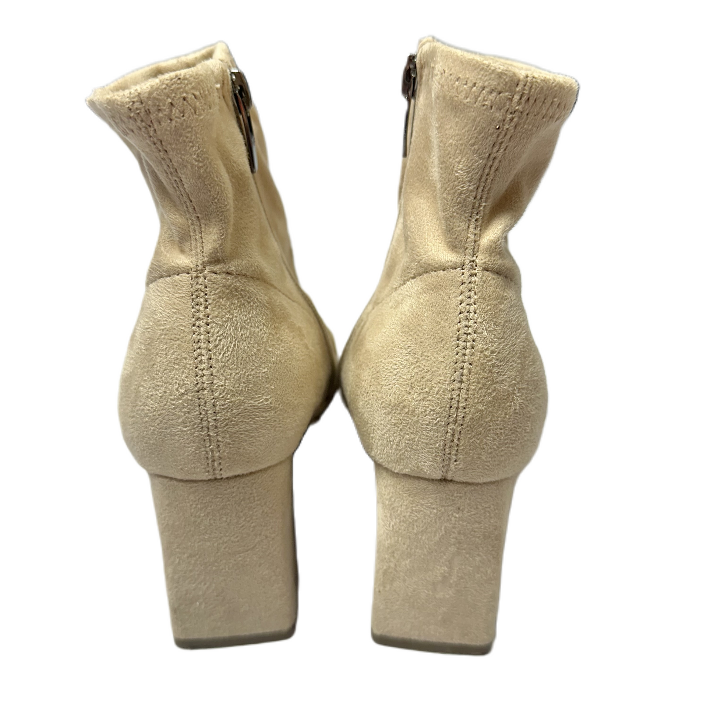 Boots Ankle Heels By Marc Fisher In Cream, Size: 6