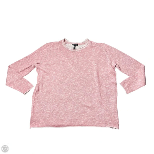 Top Long Sleeve By Eileen Fisher In Pink, Size: S
