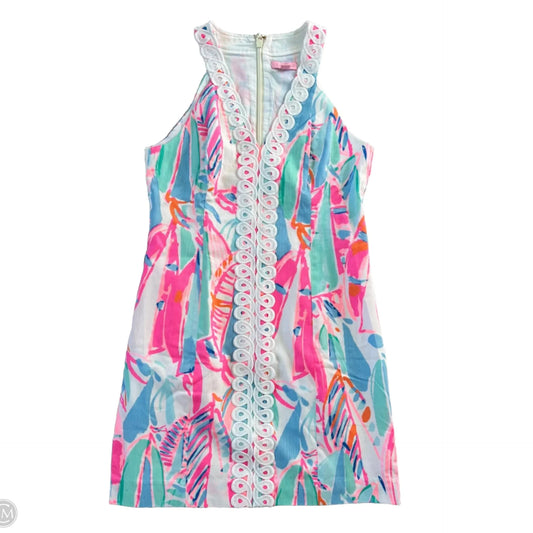Dress Designer By Lilly Pulitzer In Blue & Pink, Size: M