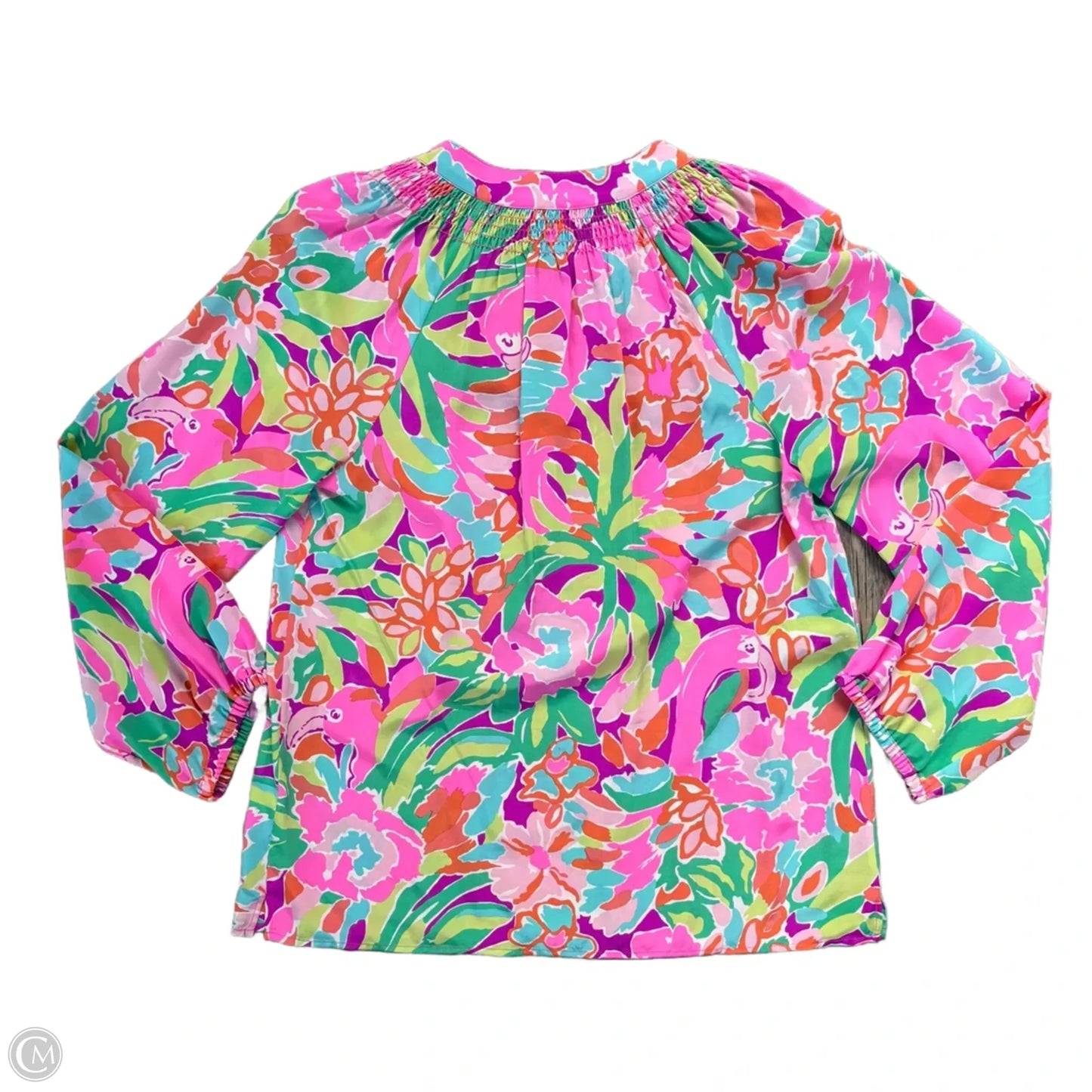 Blouse Designer By Lilly Pulitzer In Floral Print, Size: S