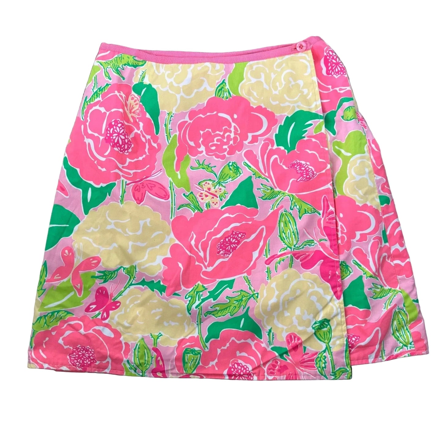 Skirt Designer By Lilly Pulitzer In Pink & Yellow, Size: S