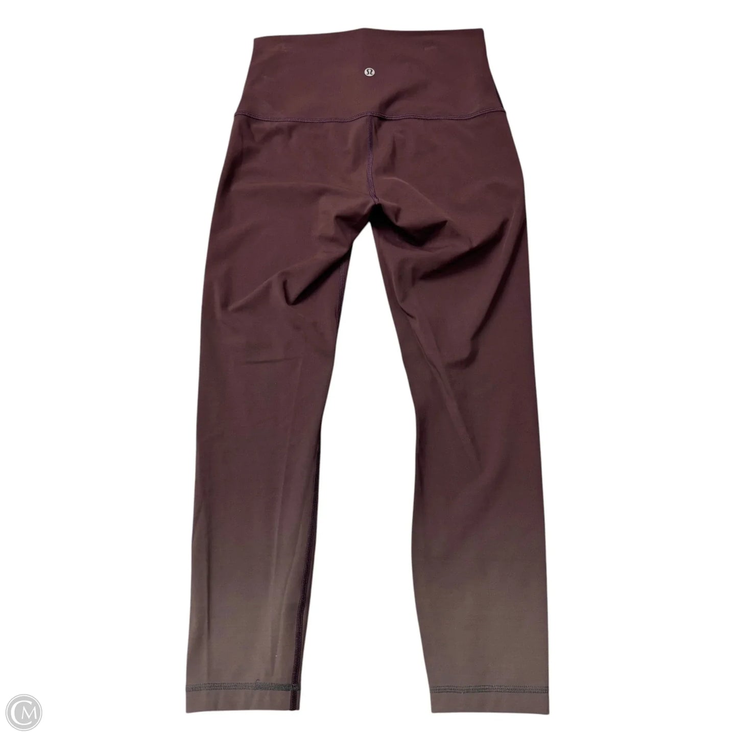Athletic Capris By Lululemon In Maroon, Size: S