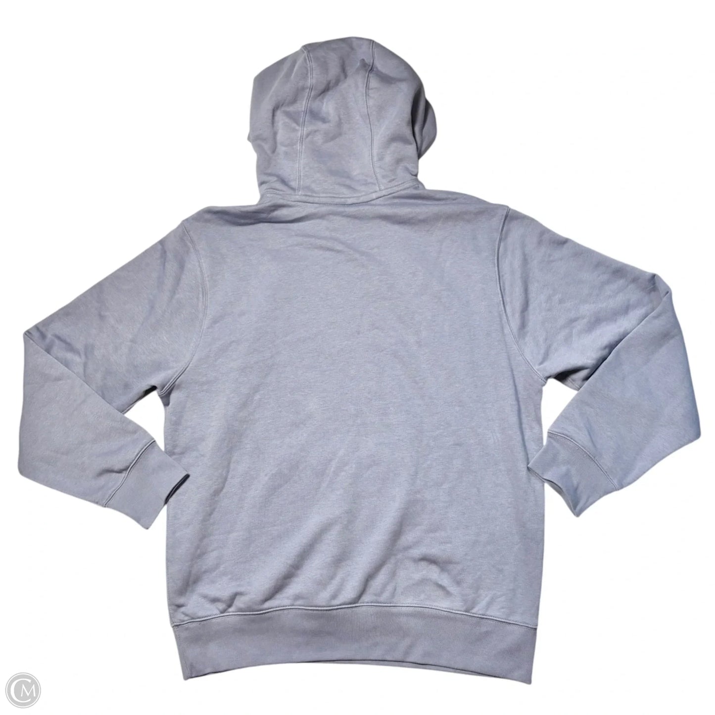 Athletic Sweatshirt Hoodie By Nike In Blue, Size: L