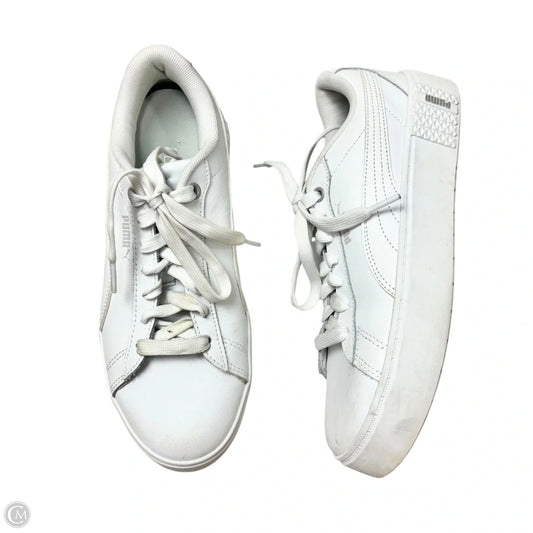 Shoes Sneakers By Puma In White, Size: 9