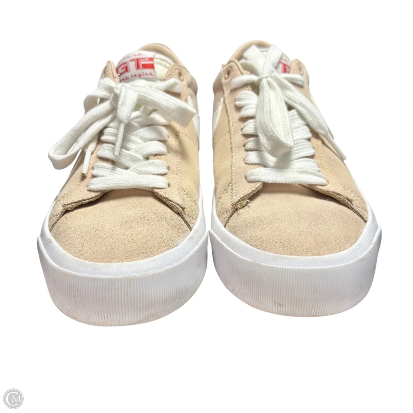 Shoes Sneakers By Nike In Tan & White, Size: 7