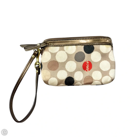 Wristlet Designer By Coach, Size: Small