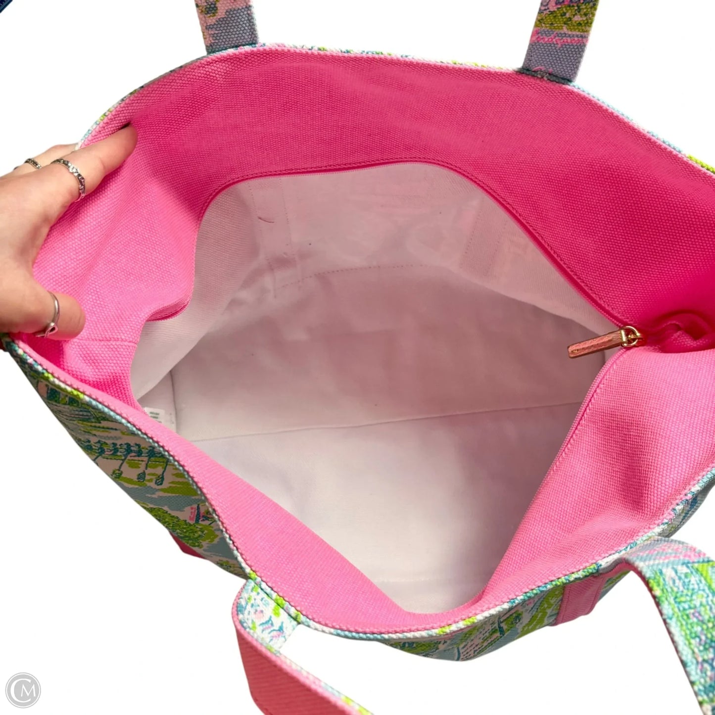 Tote Designer By Lilly Pulitzer, Size: Large