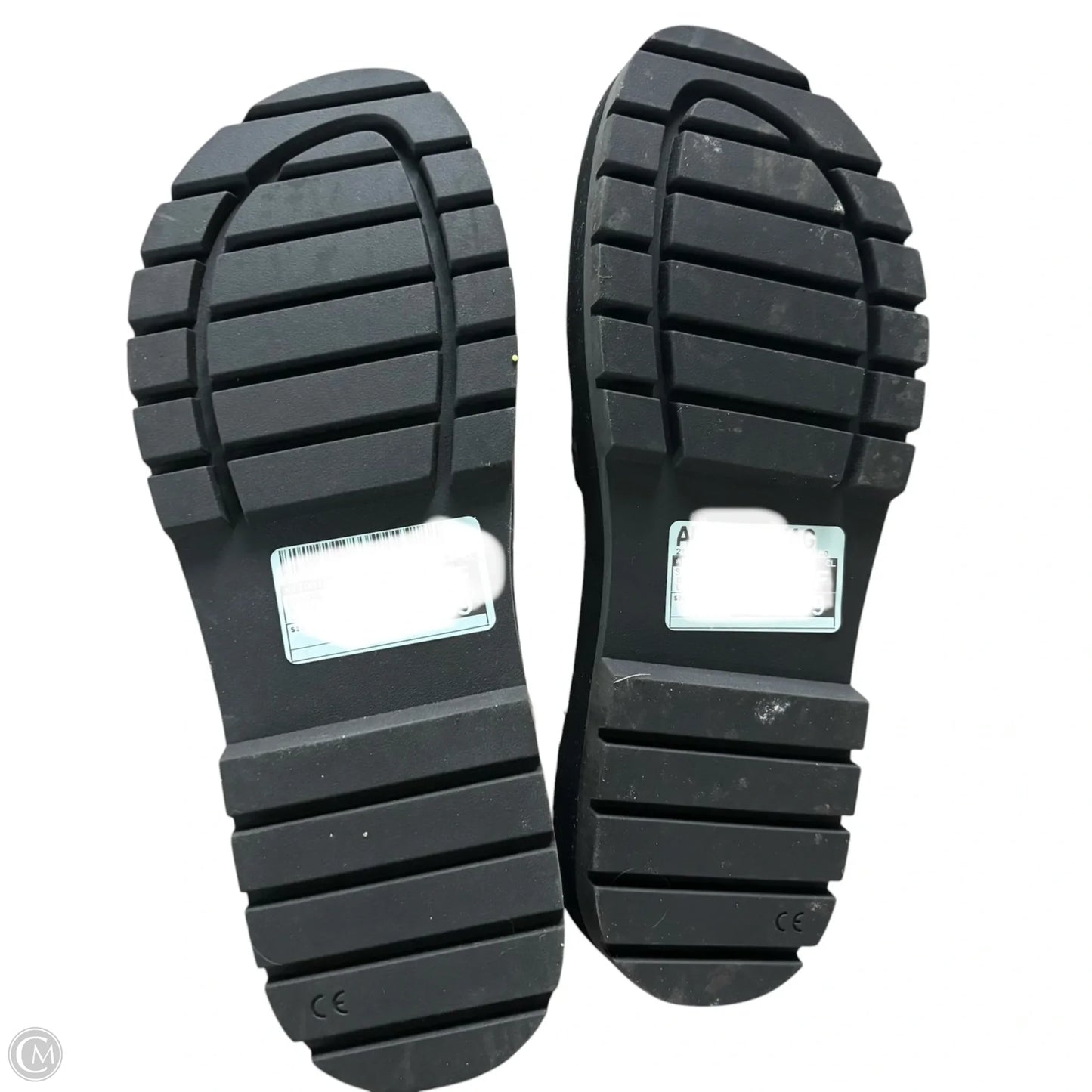 Sandals Heels Wedge By Vionic In Black & White, Size: 10