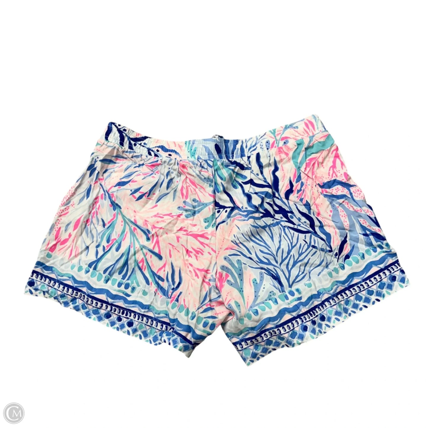 Shorts Designer By Lilly Pulitzer In Blue & Pink, Size: M