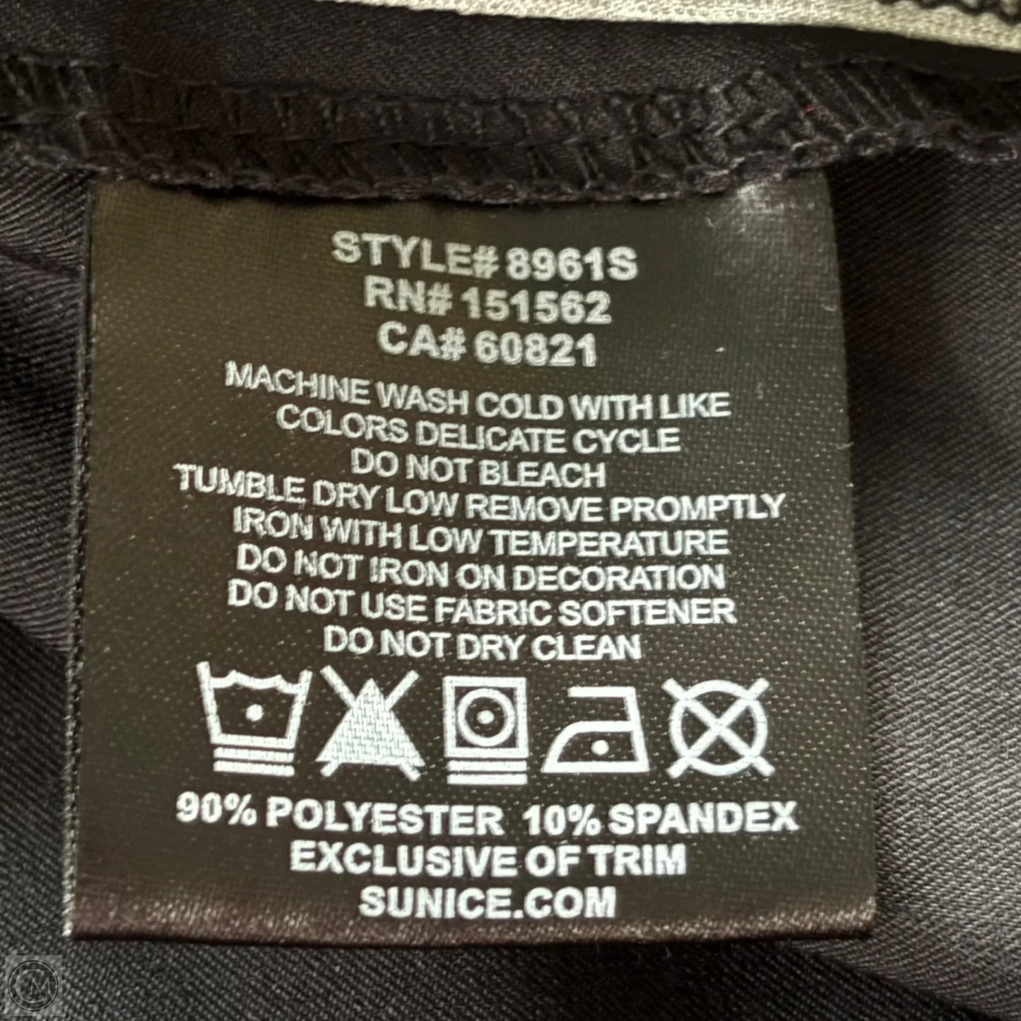 Athletic Skort By Sunice In Black & Grey, Size: 6