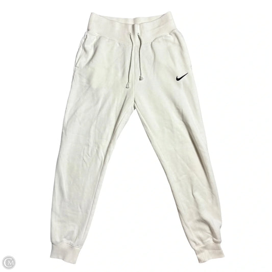 Athletic Pants By Nike In White, Size: S