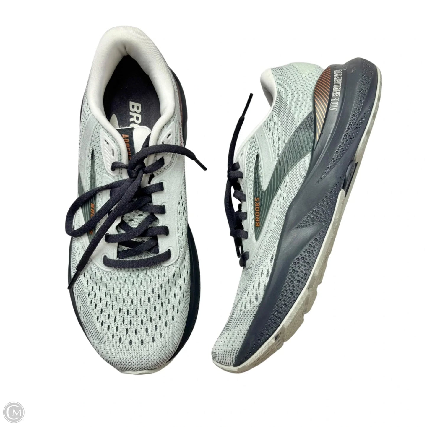 Shoes Athletic By Brooks In Green & Grey, Size: 7.5