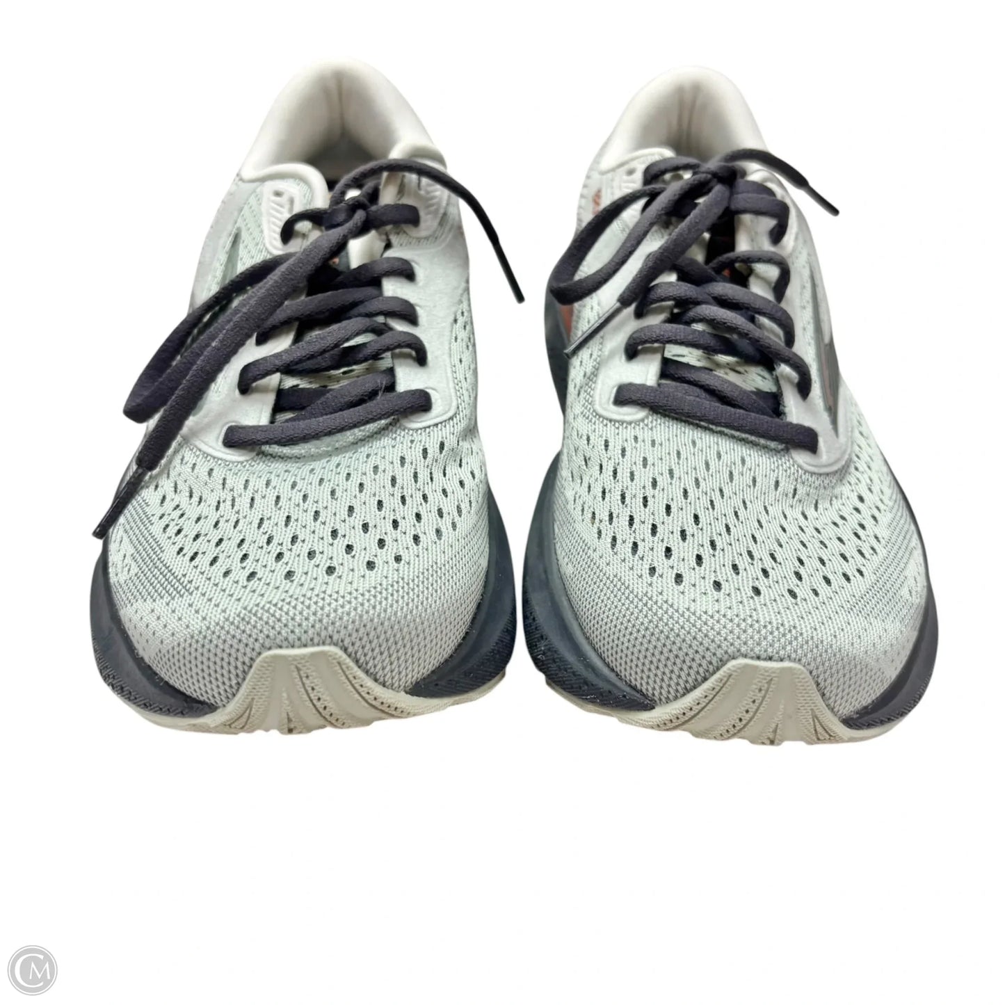Shoes Athletic By Brooks In Green & Grey, Size: 7.5