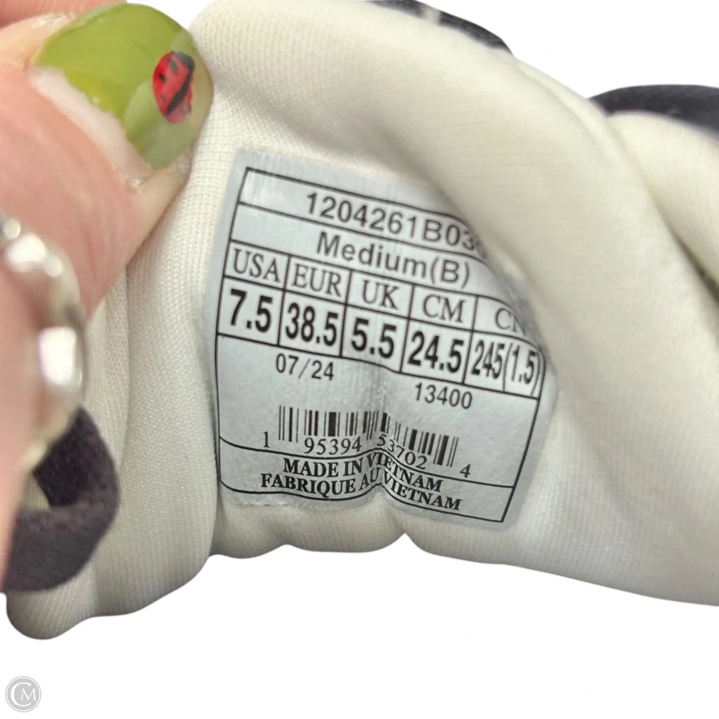 Shoes Athletic By Brooks In Green & Grey, Size: 7.5