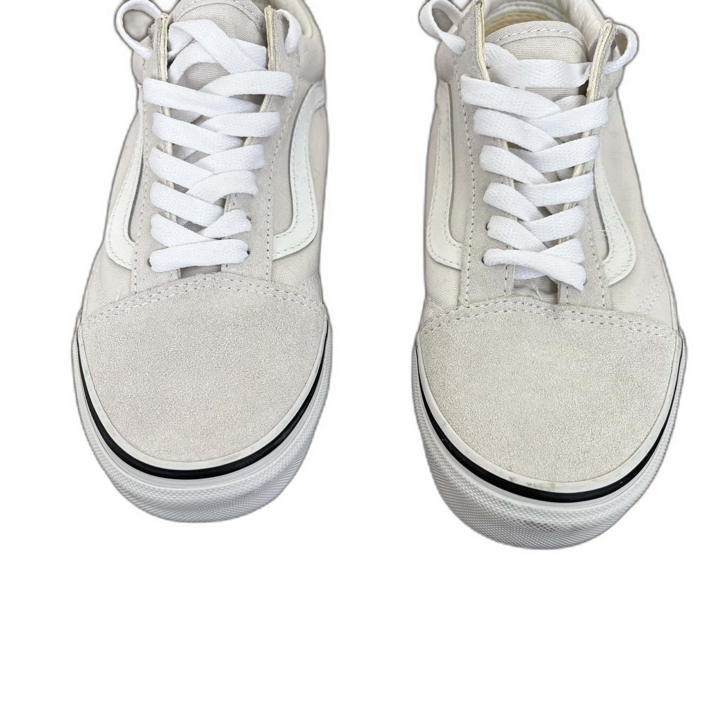 Shoes Sneakers By Vans In White, Size: 5.5