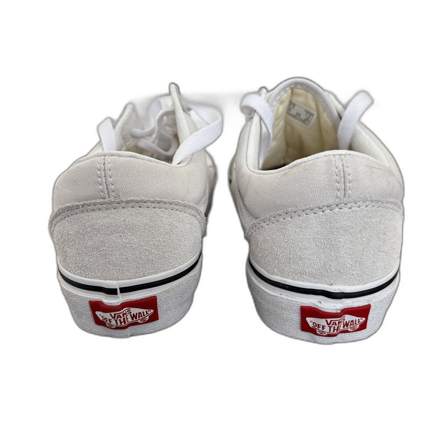 Shoes Sneakers By Vans In White, Size: 5.5