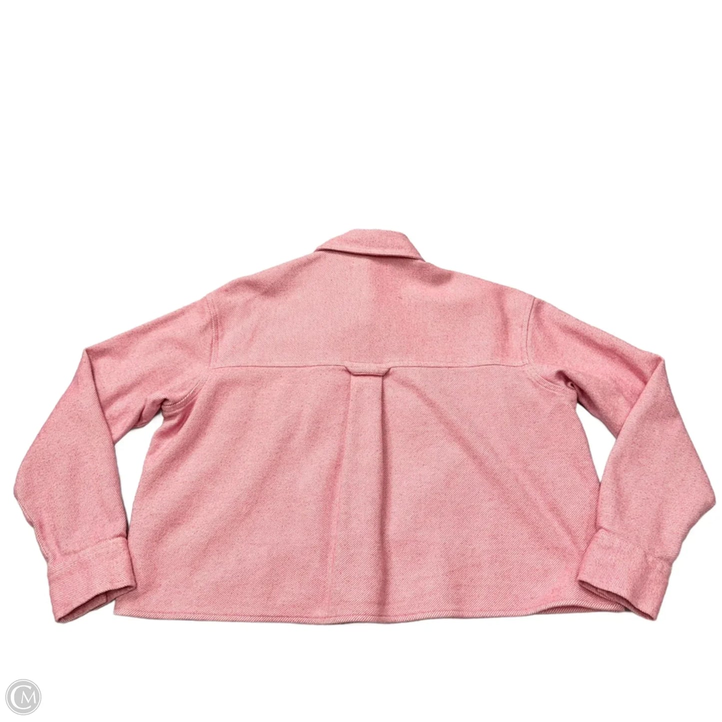 Jacket Shirt By Madewell In Pink, Size: Xxs