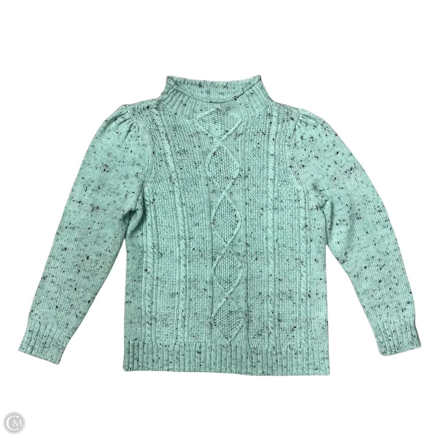 Sweater By Talbots In Blue, Size: 1x