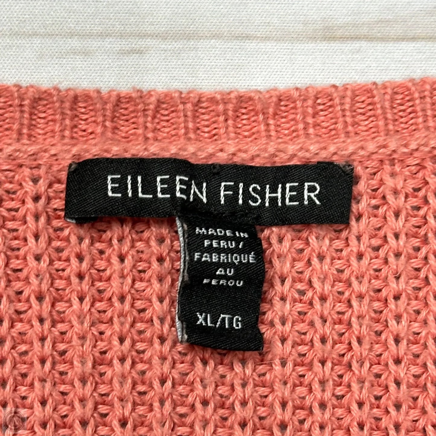 Sweater By Eileen Fisher In Pink, Size: Xl