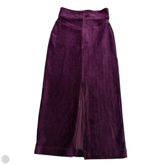Skirt Maxi By Free People In Purple, Size: Xs