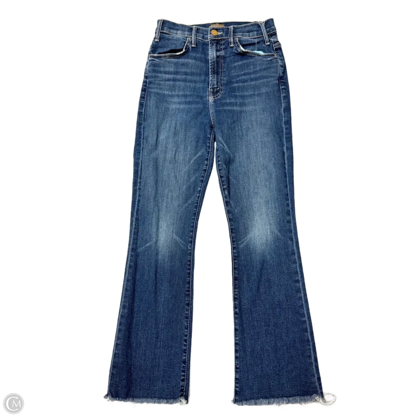 Jeans Boot Cut By Mother In Blue Denim, Size: 4