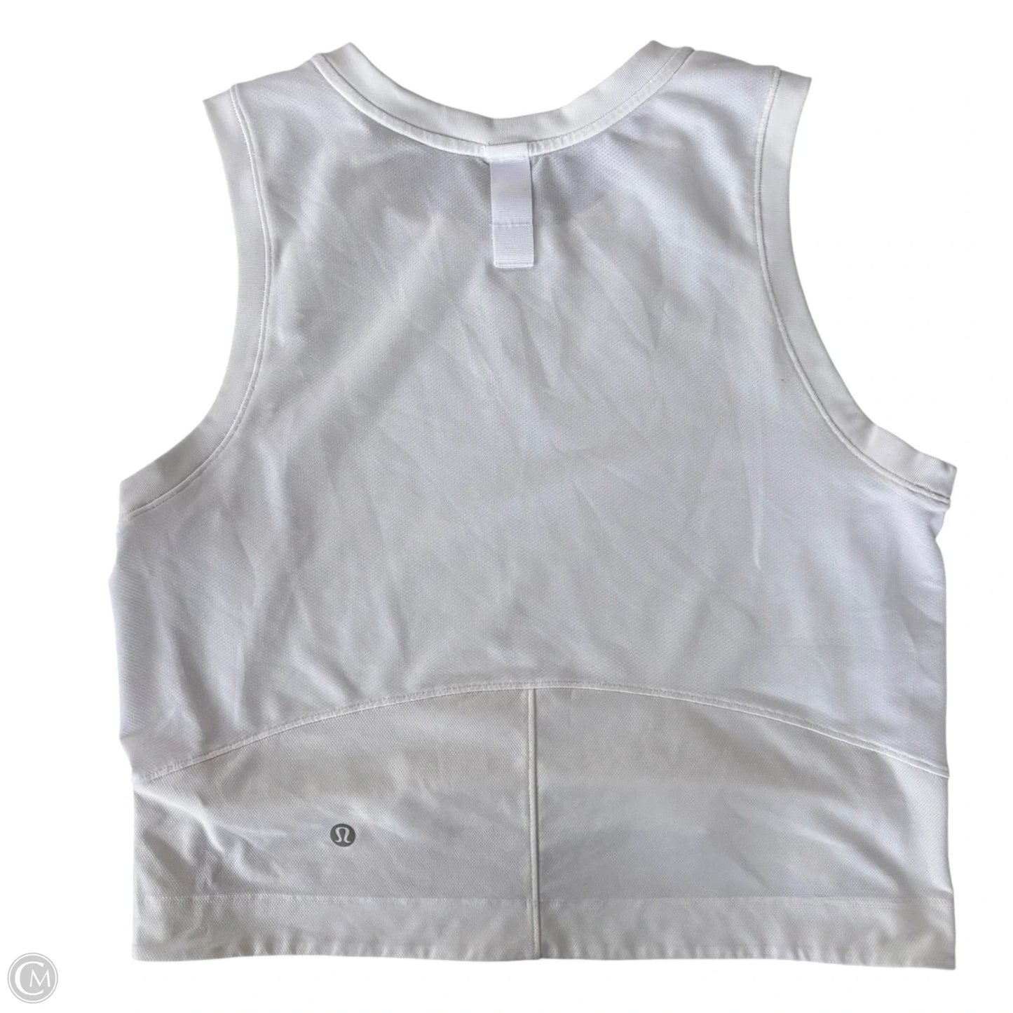 Athletic Tank Top By Lululemon In White, Size: S