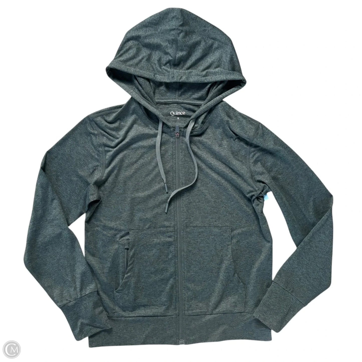 Athletic Jacket By Quince In Green, Size: S