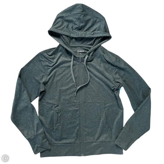 Athletic Jacket By Quince In Green, Size: S