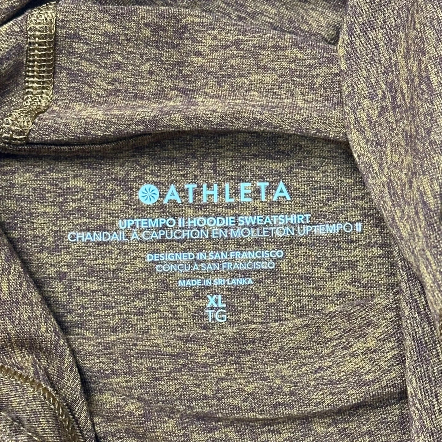 Athletic Sweatshirt Hoodie By Athleta In Brown, Size: Xl