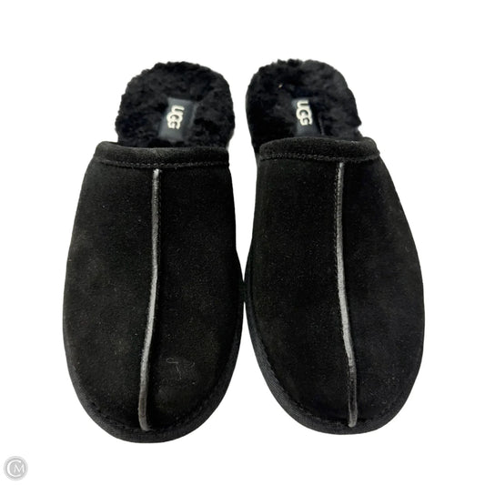 Slippers Designer By Ugg In Black, Size: 8